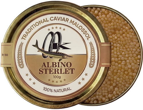 albino sterlet caviar